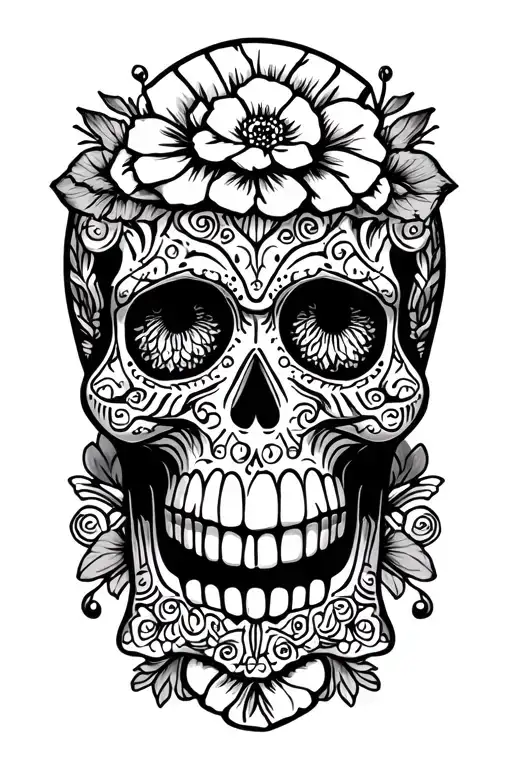 Stoicism Sugar Skull