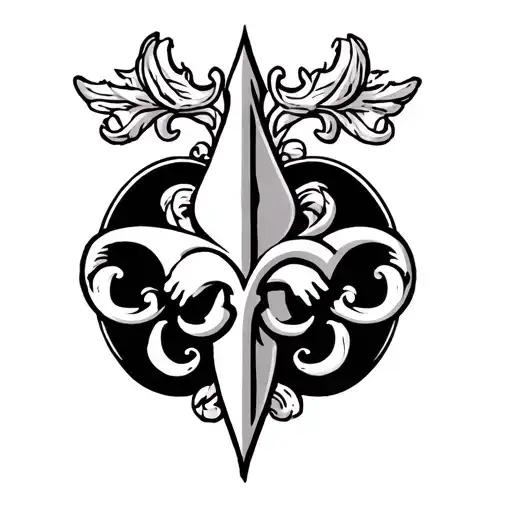 Saints Logo Combined With Elements