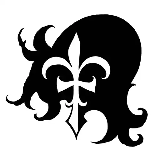 Saints Logo Combined With Heart