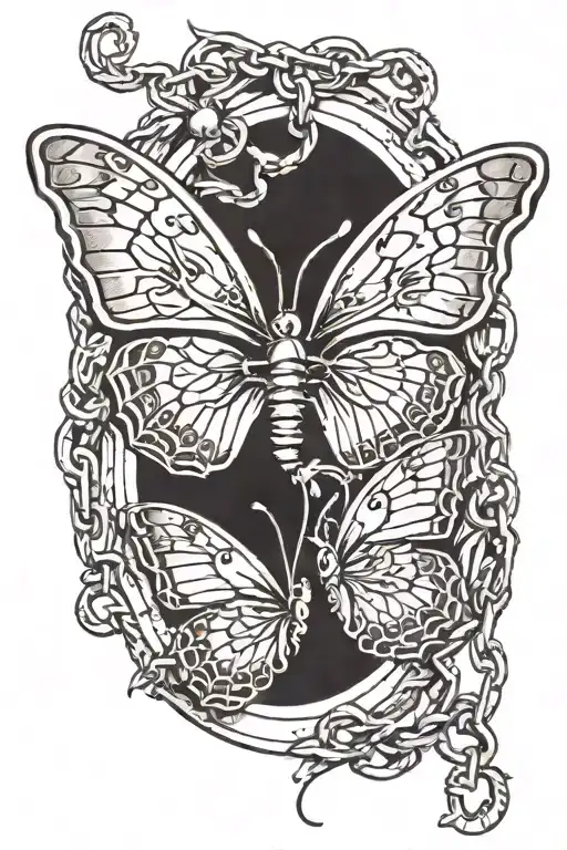 Chains With Trapped Butterflies
