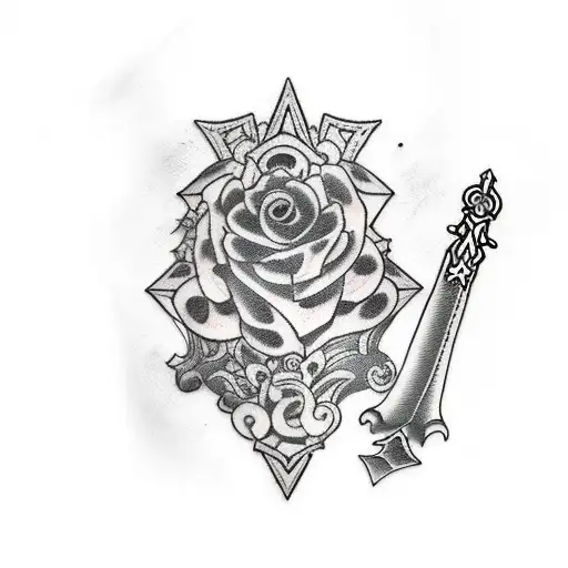 A Anime Character With A Sword