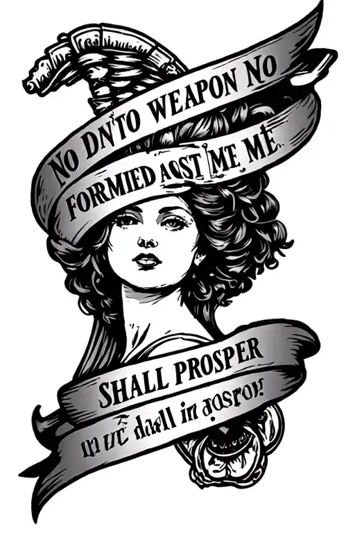 No Weapon Formed Against Me Shall Prosper Girly