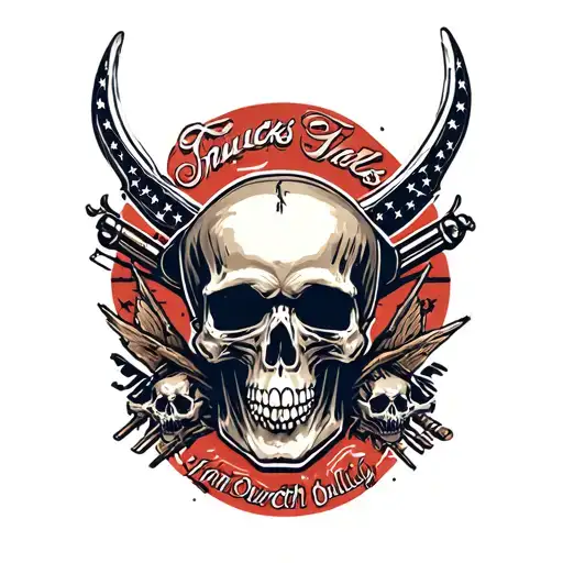 Kenworth Trucks Skulls Harleys