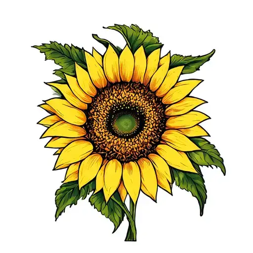 Just Breathe With Sunflowers Intertwined