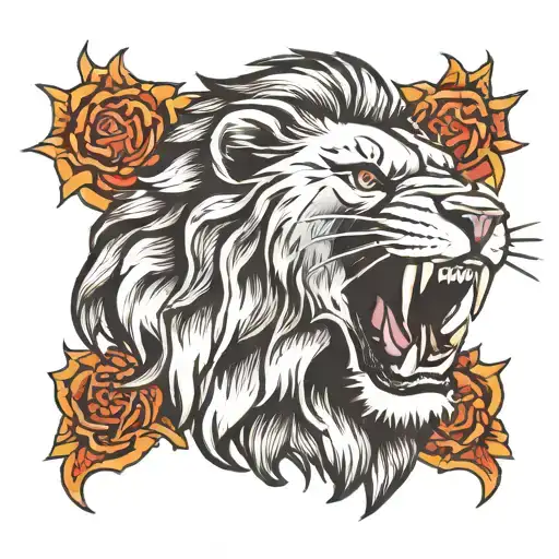Roaring Lion Head