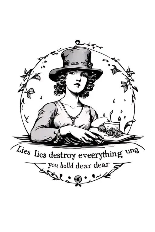 Lies Destroy Everything You Hold Dear