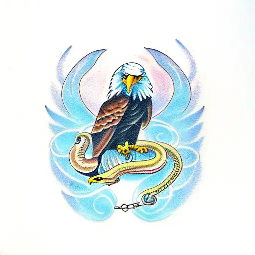 Eagle And Snake