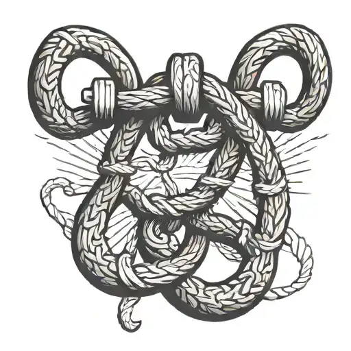 Bowline Knot Rigging Shackle Held