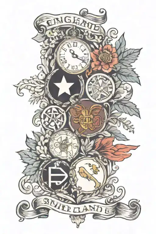 England Sweden Scotland Elements Incorporated Within