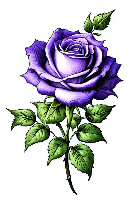 A Violet Rose