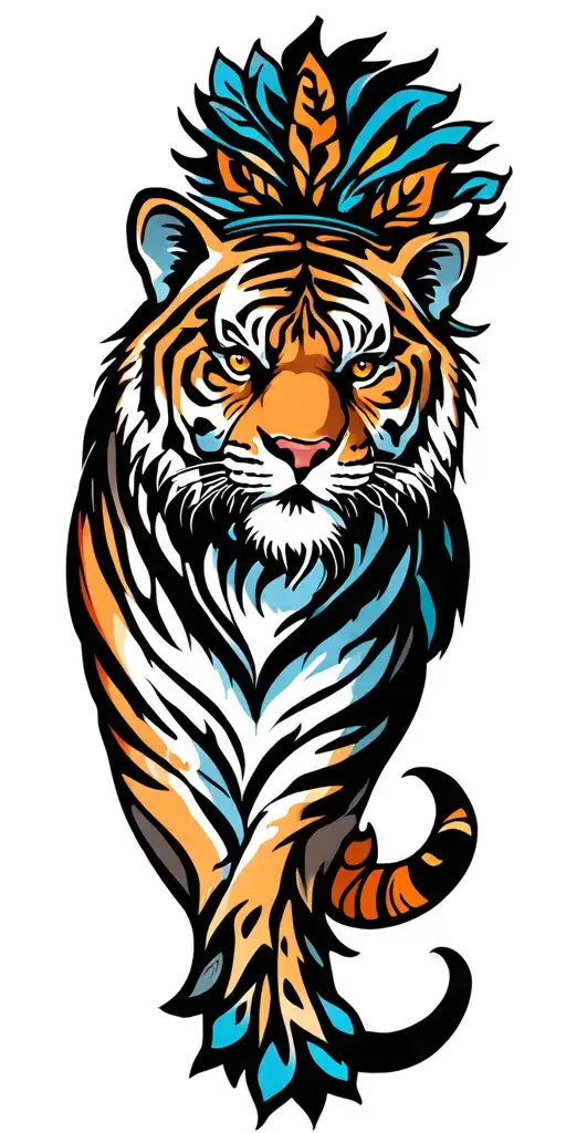 Tiger And Tribal Inspired