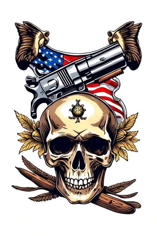 Skull And Pistol