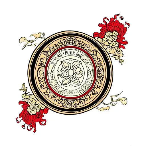 Shu-puer And A Rug Disk