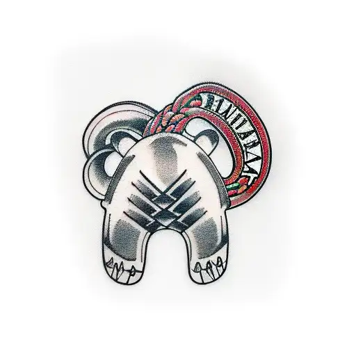 Viking Bear Paw Infnity Knot