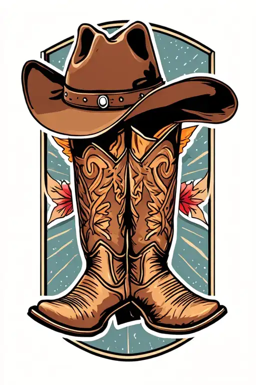 Cowboy Hat And Boots