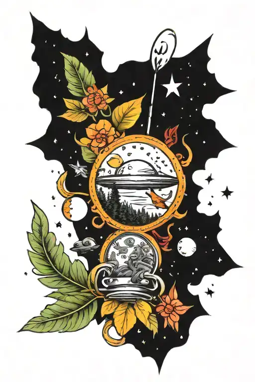 Nature And Space Surrounded