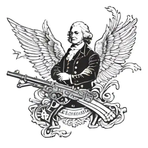Founding Fathers With Guns
