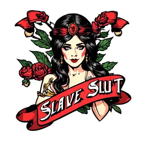 Slave Slut Sign