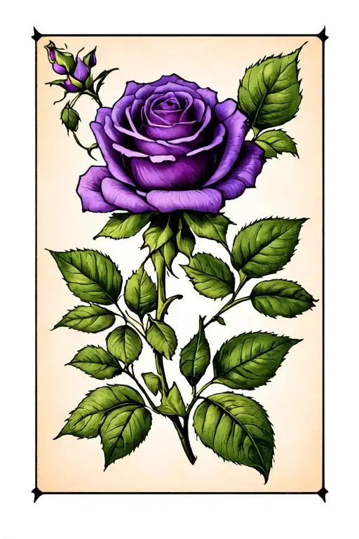 A Single Violet Rose
