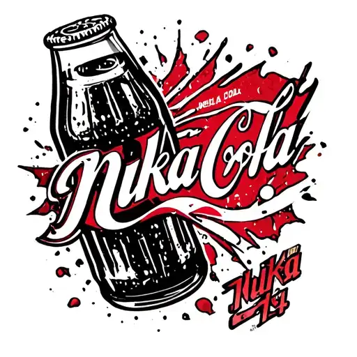 Fallout 4 Nuka Cola Black And White