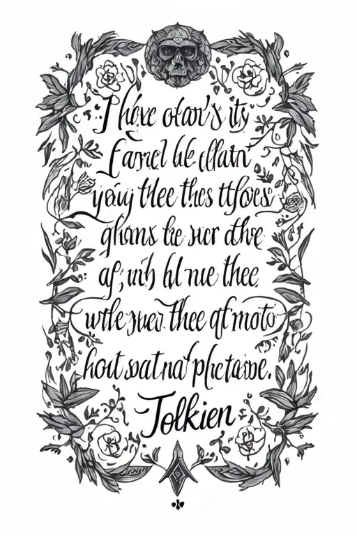 Tolkien Quote Blending The Client's