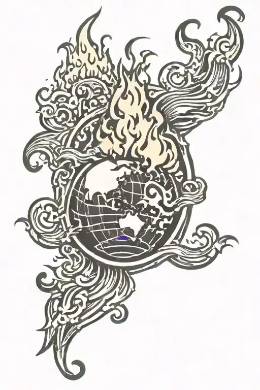 World On Fire Flames