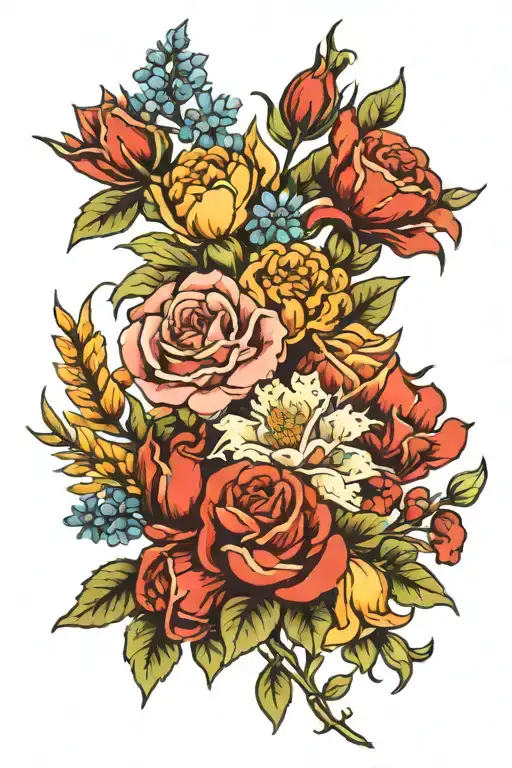 Birth Flower Bouquet