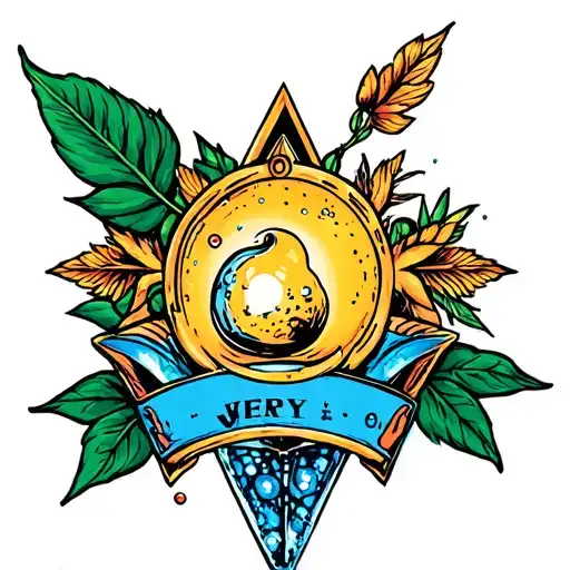 Chemical Themed Tattoo Incorporating