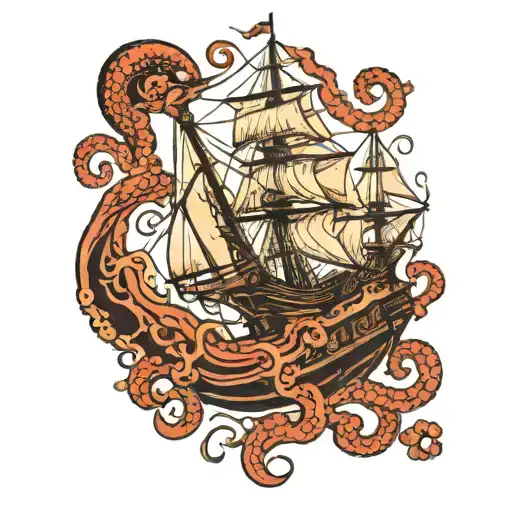 Kraken Attacked The Ship