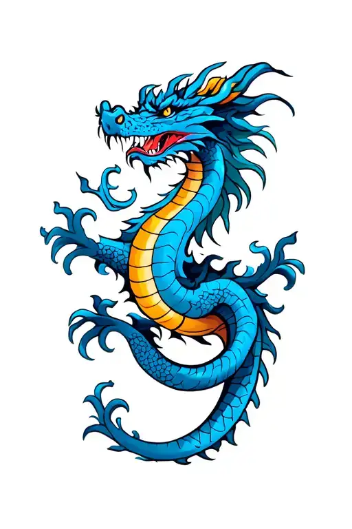 Blue Dragon Forearm