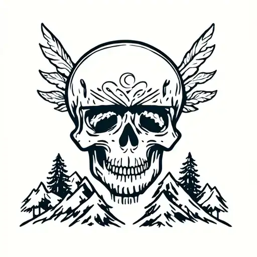 Totenkopf Knesser Mountains