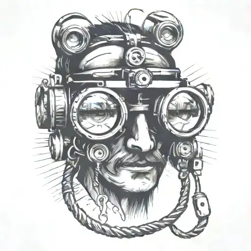 Night Vision Goggles Hanging