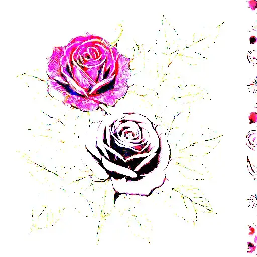 3 Red Roses And 1 Black Rose