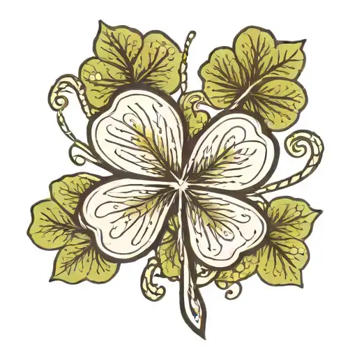 18 4 Leaf Clover Made