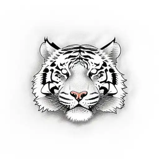 American Traditional Tiger