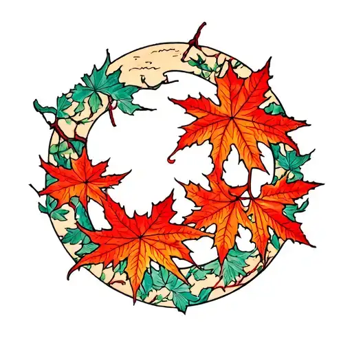 Japanese Maple With Leaves