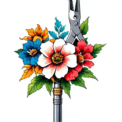 Pipe Plier Flowers