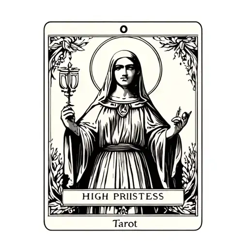 High Priestess Tarot Card