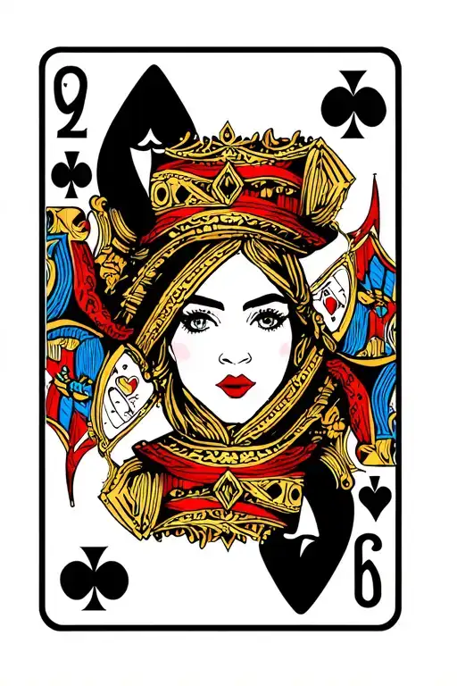 Playing Card Queen