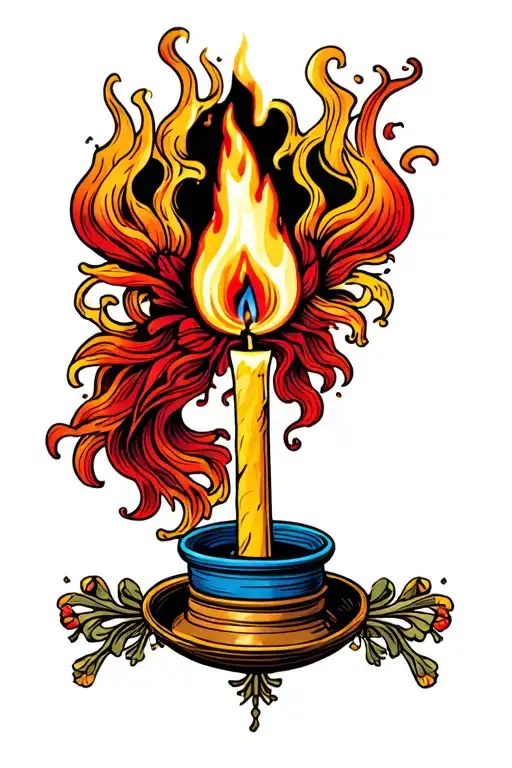 Surreal Burning The Candle Burning At Both Ends