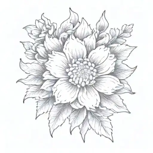 Chrysanthemum Larkspur Flower