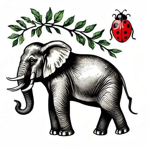 Elephant And Ladybug