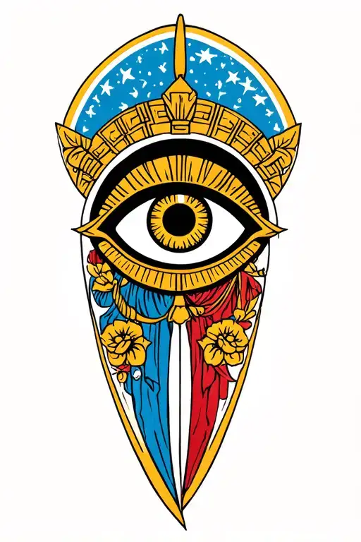 Greek Evil Eye Athena