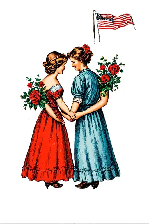 Wife Husband Daughter Son Holding Hands