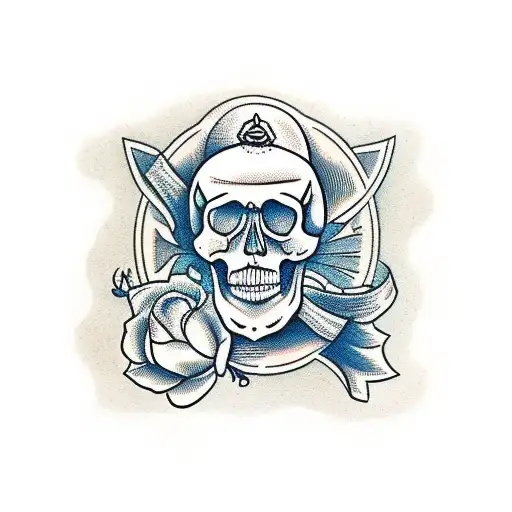 Skull Hour Glass