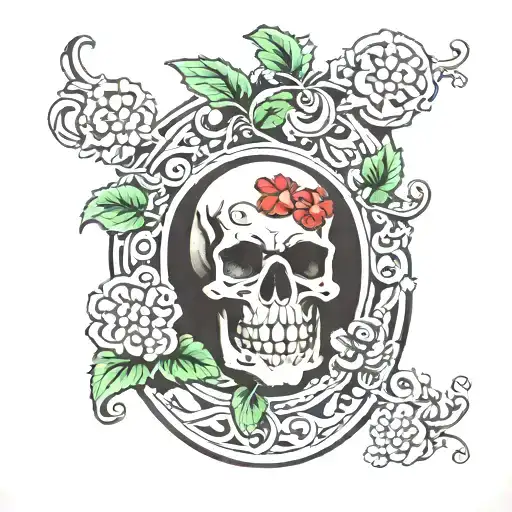 Luck Scull Horseshoe Clover Cards Forming