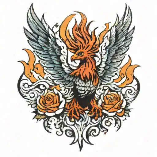 Phoenix Rising From Ashes