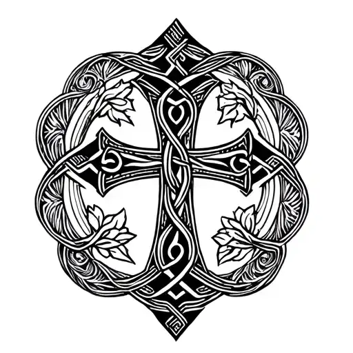 Witches Knot Cross