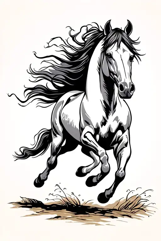 Colt Horse Galloping