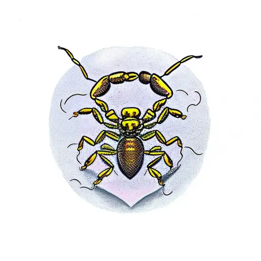 An Scorpion Ripping A Heart